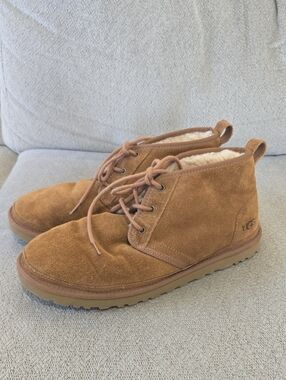 Ugg Neumel Chestnut Brown Suede Boots - Size 12